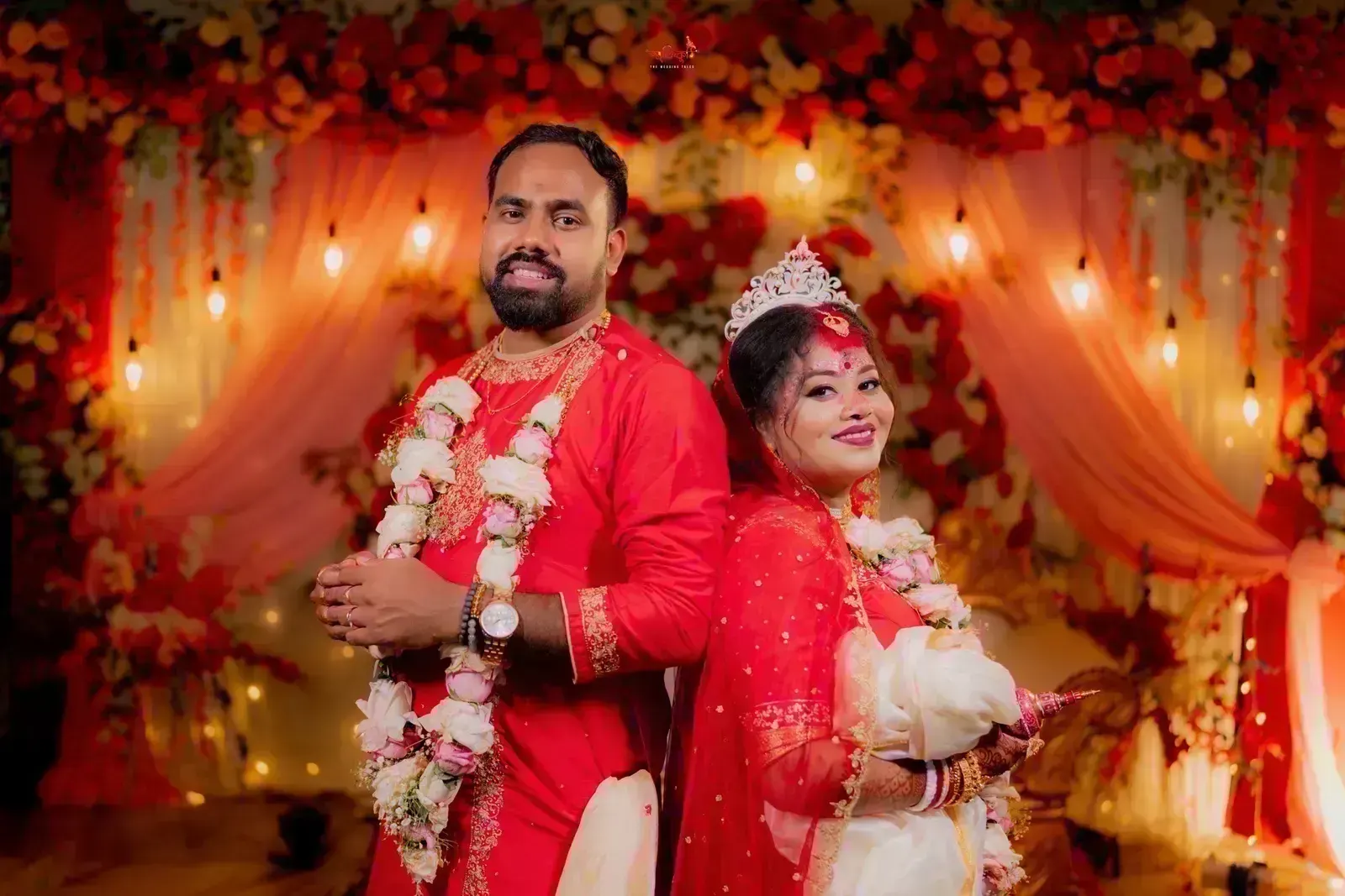 Cinematic Bengali wedding frame by Sritikuthi