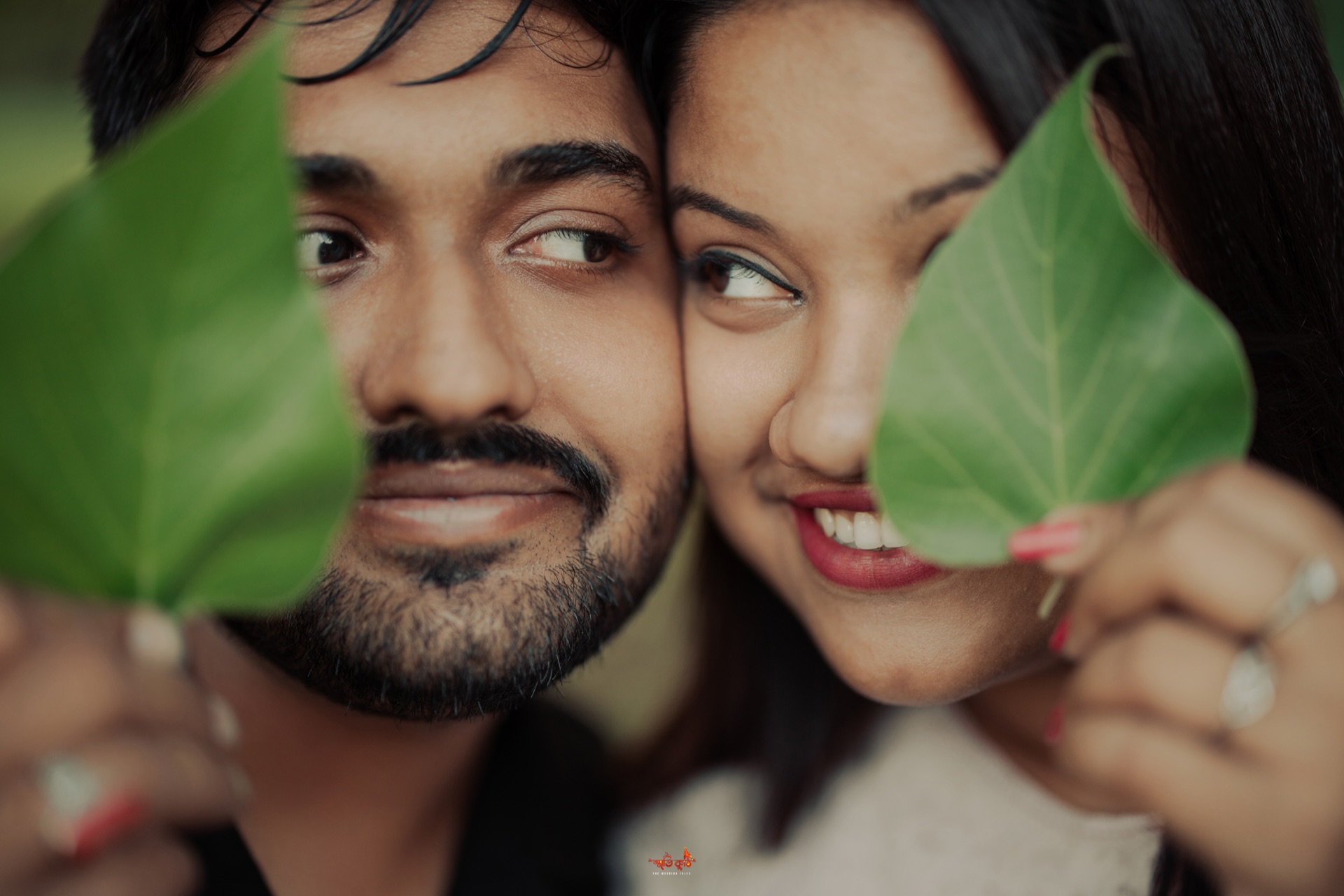 Soft sunlight and intimate couple laughter